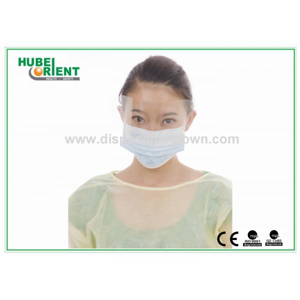 Quality Non-Toxic Yellow Or Other Color PP+PE Disposable Isolation Gowns With Elastic Wrist For Hospital/Factory for sale