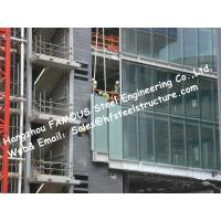 China Structural Aluminum Framed Glass Façade Unitized Curtain Wall System with Low-E Coating Film Insulation factory