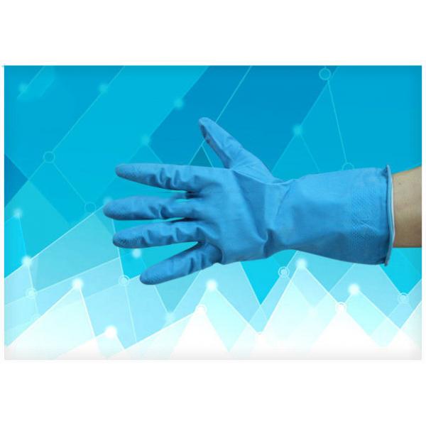Quality Spray Flock - Lined Disposable Surgical Gloves , Sterile Latex Gloves For Clean Room for sale