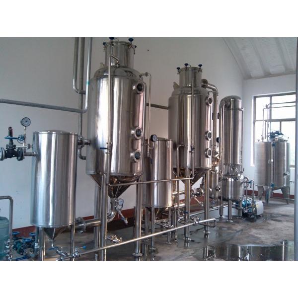 Quality 10-100kw External Circulation Vacuum Evaporator For Juice /Beverage Plant for sale