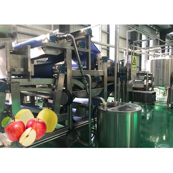 Quality Stable Performance Apple Juice Processing Plant Low Consumption 1 Year Warranty for sale