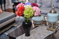 China Artificial Plant&amp;Flowers Hydrangea 3Pcs Artificial Craft Hydrangea Bouquet Party Wedding F factory