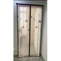 China Magnetic Mesh Door Curtain, Embroided Net Door Curtains,Magic Mesh Home Door Curtain, Anti Mosquitos Door factory
