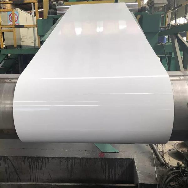Quality Z200 Prepainted Galvanized White Color PPGI Steel Coil For Making Whiteboards for sale