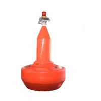 China Rotation Moulded Plastic PE Mark Buoy For Marine Construction factory