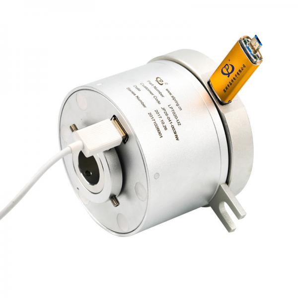 Quality 5 Circuits Through Bore Slip Ring USB 2.0 Signal with Inner Diameter of 20mm for sale