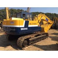 Quality 0.5m³ Used Kobelco Excavator SK045 For Road Construction 5.883L Displacement for sale