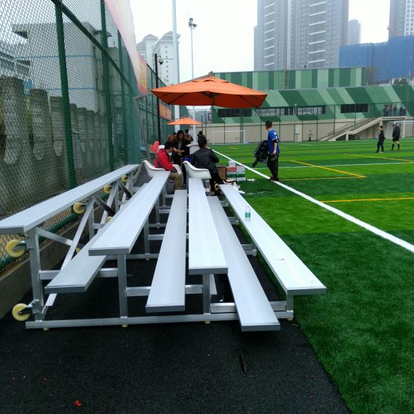 Quality Movable Portable Grandstand Seating , Aluminum Stadium Bleachers For Sports Field for sale