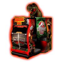 China Coin Operated Video Arcade Game Machine Shooting Gun Jurassic Park Games With Dynamic Platform factory
