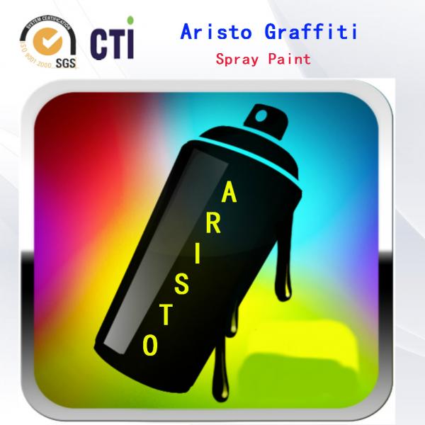 Quality Solvent Based / Water Based Graffiti Spray Paint With Fat / Medium / Skinny Nozzle for sale