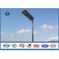 China 9M High Mast Tapered Parking Lot Light Pole IP 65 White Surface Color factory