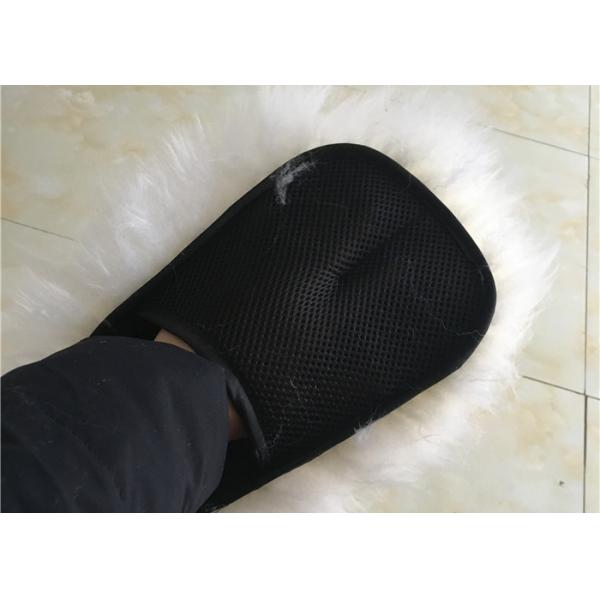 Quality Single Sided Fur Sheepskin Car Wash Mitt For Detailing Cleaning / Polishing for sale