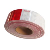 China White And Red Dot C2 Reflective Tape Truck Self Adhesive Reflective Tape factory