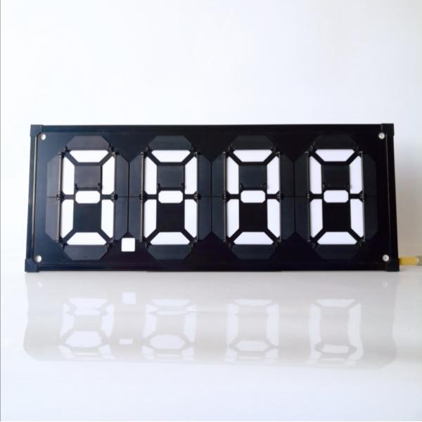 Quality 10mm Ultra Thin Seven Segment Display Board Reflective Type Fuel Price Flip Sign for sale
