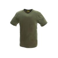 China Army green tactical wear 100% cotton T shirt military cotton fabric round neck shirt knitted men shirt factory