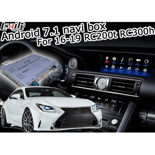 Quality Lexus RC350 RC300h RC200t RCF GPS Navigation Box video interface youtube Google play optional wireless carplay for sale