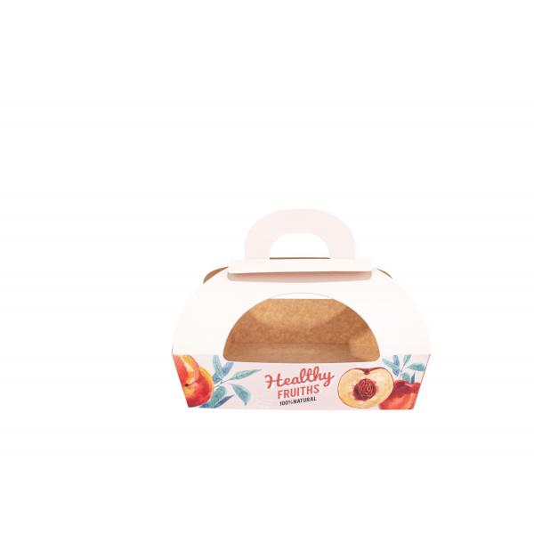 Quality Brown Kraft Paper Fruit And Vegetable Packaging Boxes Oilproof Waterproof for sale