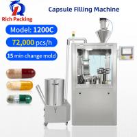 China Hard Gelatin Stout Fatty Capsule Powder Filling Machine / Pharmacy Capsule factory