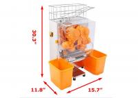 China Pro Auto Feed Automatic Orange Juicer Machine Citrus Juice Machine Transparent Plastic factory
