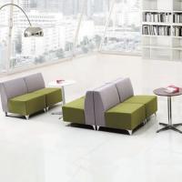 China 23.6 Inch Office Furniture Sofa Combinable Modern Office Couch For Lobby factory