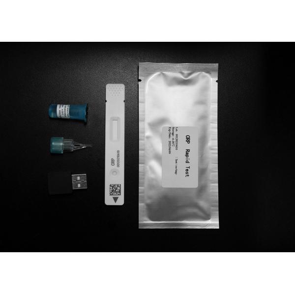 Quality CRP Rapid POCT Test Kit 3000 Tests/Day High Sensitivity 20T Package for sale