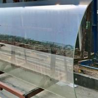 Quality Custom Big Building Low Iron Hot Bent Tempered Laminated Glass Double Glazing for sale
