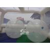 China Adults energy challenge running inflatable obstacle tent with transparent balls inside factory
