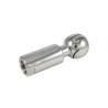 China Nickel White Brewing Accessories Sanitary SS304 Rotating Spray Ball With CIP Clean factory