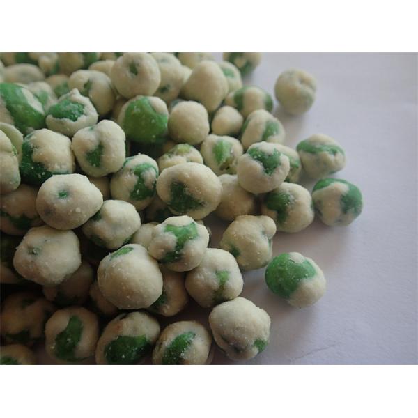 Quality Garlic Sweet Spicy Green Pea Snack Wheat Flour Dried Roasted Peas for sale