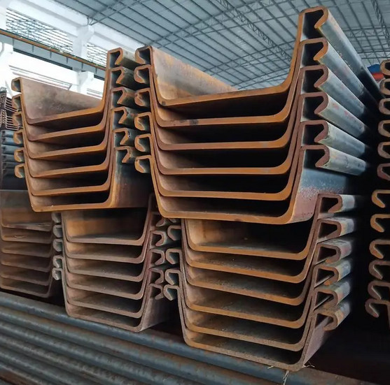Quality Hot rolled U steel sheet piling engineering construction for sale