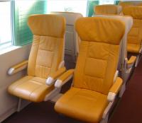 China Soft Leather Luxury Bus Seats Durable , Custom Luxury Coach Seats For Train factory