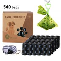 China Custom Cornstarch Dog Poop Bag 100% Biodegradable Eco Friendly Compostable Poop Bag factory