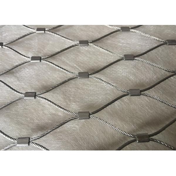 Quality Ferruled Style X-Tend Stainless Steel Cable Wire Mesh Netting For Zoo Breaking Resistant for sale