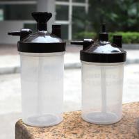 China plastic material 450 ml / 500 ml volume customized Oxygen Concentrator Humidifier Bottle factory