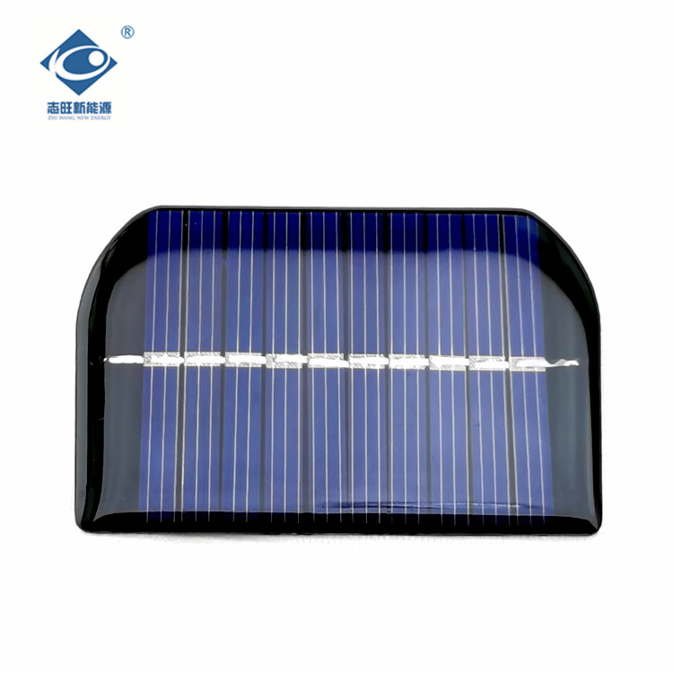 China 5V mono crystalline silicon solar cells 0.5Watt ZW-62415 Epoxy Resin Solar Panel factory