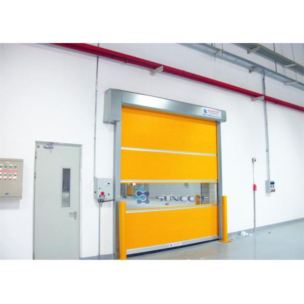 Quality Transparent Window Commercial Garage Doors Stainless Steel Frame for sale