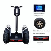 China Fashionable 2 Wheel Electric Stand Up Scooter With 2pcs Samsung Battery for sale