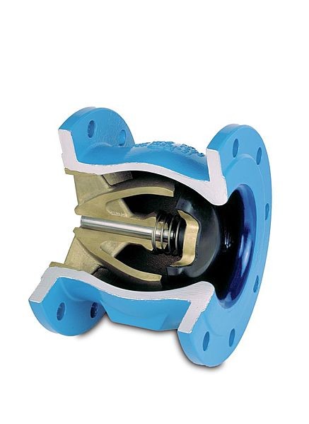 Quality Rubber Disc / Wedge Flapper Valve Seat , Non Slam / Silent Check Butterfly Valve Seat for sale