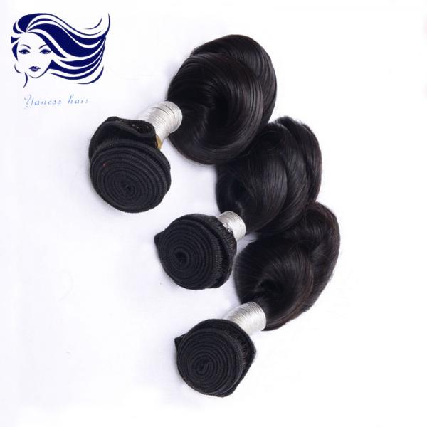 Quality Double Weft 6A Grade Brazilian Hair Extensions Loose Wave Healthy for sale