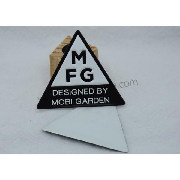 Quality Triangle Embossed TPU Clothing Labels Heat Press Iron On Patches for sale