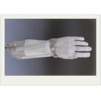 China 316L Plus Long Section Stainless Steel Mesh Safety Gloves With Nylon Belt For Slaughter factory