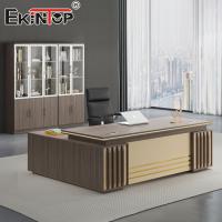 China L Shaped Executive Office Desk Modern Wood Desk For Office Furniture factory
