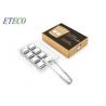 China Bar Accessories Freezer Whisky Stainless Steel Ice Cube Gift Set Food Grade factory