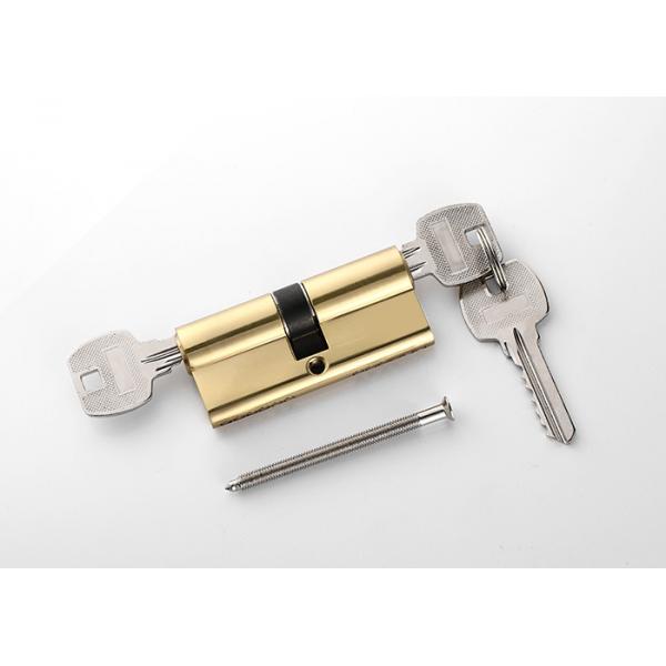 Quality Safe Golden Replacing Lock Cylinder Brass 70mm 2 Keys With Pin Tumbler for sale