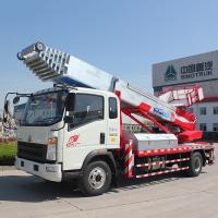 China Euro 2 Double Cabin Aerial Work Platform Truck 8-20m Work Height 160hp ZZ1324N3325S factory