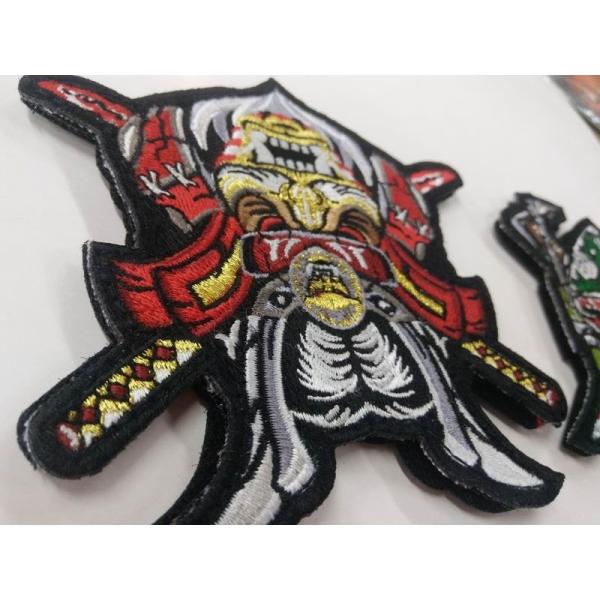 Quality 3D Adhesive Iron On Embroidery Patch Customized Logo For Clothing Hat for sale