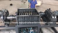 China Durable 4 Shaft Shredder , Plastic / Wood Pallet Shredder Recycling Machine factory