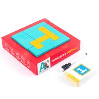 China Kids Wooden Toys Pattern Jigsaw Puzzle Creativity Tangram Montessori factory