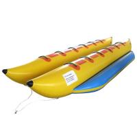 China Floating Inflatable Water Toys , PVC Inflatable Water Boat with 12 Seats factory