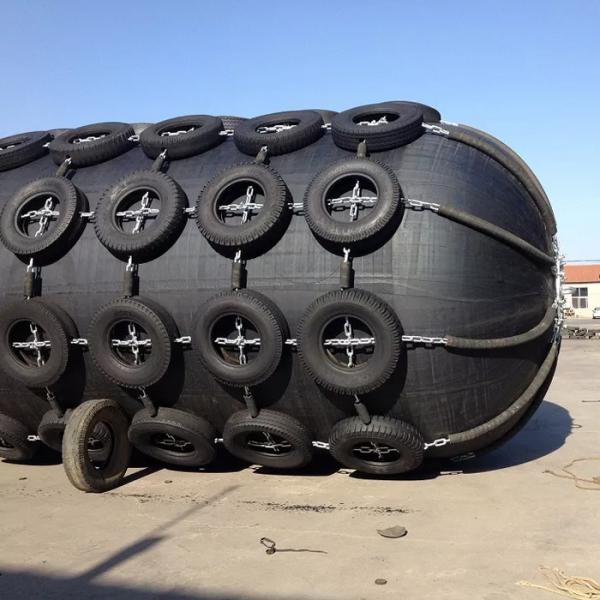 Quality ISO17357 Yokohama Marine Fenders With Aircraft Tires For STS Operations for sale